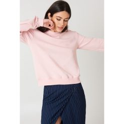 NA-KD Basic Bluza basic - Pink. Różowe bluzy rozpinane damskie NA-KD Basic, prążkowane. Za 72,95 zł.