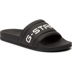 Klapki G-STAR RAW - Cart Slide III D13909-3593-A112 Black/Black. Czarne klapki damskie G-Star RAW, bez wzorów, z tworzywa sztucznego, bez obcasa. Za 179,00 zł.