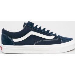 Vans - Tenisówki Style 36. Niebieskie trampki męskie Vans, bez wzorów, ze skóry, bez zapięcia. Za 319,90 zł.