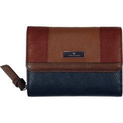 Tom Tailor portfel damski Juna Flasch Wallet brązowy. Pomarańczowe portfele damskie Tom Tailor, bez wzorów. Za 179,00 zł.
