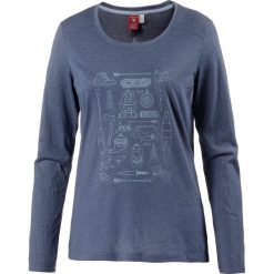 Koszulka w kolorze granatowym. Niebieskie t-shirty damskie OCK, z nadrukiem, z okrągłym kołnierzem. W wyprzedaży za 56,95 zł.