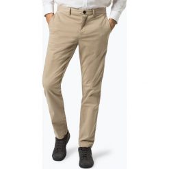 Tommy Hilfiger - Spodnie męskie, beżowy. Brązowe spodnie męskie TOMMY HILFIGER, m, bez wzorów. Za 449,95 zł.