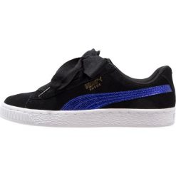Puma SUEDE HEART SNK JR Tenisówki i Trampki black/baja blue. Czarne trampki chłopięce Puma, z materiału. W wyprzedaży za 194,35 zł.
