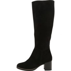 Gabor WIDE FIT Kozaki black. Czarne buty zimowe damskie marki Gabor, z materiału. W wyprzedaży za 663,20 zł.