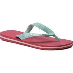 Japonki HAVAIANAS - H. Brasil Logo Fc 41108500579 Flamingo. Niebieskie klapki damskie Havaianas, bez wzorów, z tworzywa sztucznego, bez obcasa. W wyprzedaży za 79,00 zł.