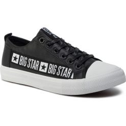 Trampki BIG STAR - EE174069 Black. Czarne półbuty męskie BIG STAR, bez wzorów, z gumy, klasyczne, bez zapięcia. Za 129,00 zł.