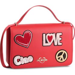Torebka LOVE MOSCHINO - JC4083PP17LJ0500 Rosso. Czerwone listonoszki damskie Love Moschino, na imprezę, bez wzorów, ze skóry ekologicznej, bez dodatków. W wyprzedaży za 499,00 zł.