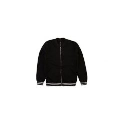 Bluza damska z kieszeniami, ze ściągaczami, rozpinana gładka sportowa. Czarne bluzy sportowe damskie marki TXM. Za 24,99 zł.