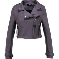 Bomberki damskie: Missguided Petite FAUX Kurtka ze skóry ekologicznej grey