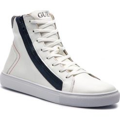 Sneakersy GUESS - Luiss Hi FM5LHI LEA12 WHIBL. Białe sneakersy męskie Guess, na co dzień, z aplikacjami, ze skóry ekologicznej, klasyczne, bez zapięcia. Za 499,00 zł.