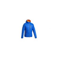 Kurtka puchowa alpinistyczna Alpinism Light męska. Niebieskie kurtki męskie SIMOND, m, bez wzorów, z materiału, bez kaptura. Za 299,99 zł.