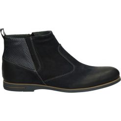 Botki męskie - 788 J-C BLU. Czarne botki męskie Venezia, z gumy. Za 239,00 zł.