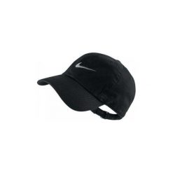 Czapki z daszkiem Nike Gorra Featherlight. Czarne czapki damskie Nike, bez wzorów. Za 98,80 zł.