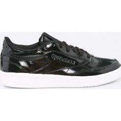 Reebok Classic - Buty Club C 85 Patent. Czarne buty sportowe damskie Reebok Classic, bez wzorów, ze skóry, sportowe, reebok classic. W wyprzedaży za 239,90 zł.