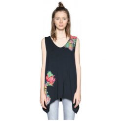 Topy damskie: Desigual Desigual Top Damski Xs Czarny