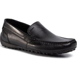 Mokasyny GEOX - U Snake Moc B U0207B 00046 C9999 Black. Czarne mokasyny męskie Geox, z materiału, klasyczne. Za 479,00 zł.