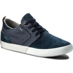 Sneakersy GEOX - U Smart B U82X2B 022NB C4000 Blue. Niebieskie sneakersy męskie Geox, na co dzień, bez wzorów, ze skóry, bez zapięcia. W wyprzedaży za 269,00 zł.