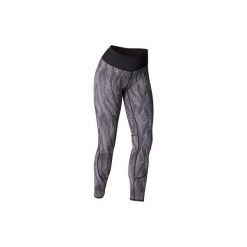 Legginsy dwustronne do dynamicznej jogi. Czerwone legginsy damskie DOMYOS, xs, z nadrukiem, z elastanu. Za 129,99 zł.
