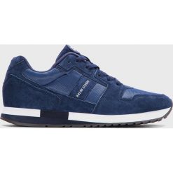 Kazar Studio - Buty. Niebieskie sneakersy męskie Kazar Studio, z okrągłym noskiem, na sznurówki. Za 279,90 zł.