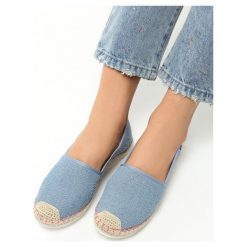 Espadryle damskie: Niebieskie Espadryle Enjoy The Silence
