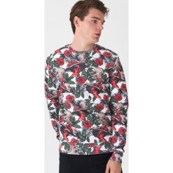 Bluza z nadrukiem all over - Biały. Białe bluzy damskie House, s, z nadrukiem, bez rękawów, bez kaptura. Za 59,99 zł.