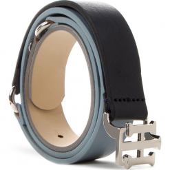 Pasek Damski TOMMY HILFIGER - New Seasonal Belt 2.5 AW0AW006163 901. Niebieskie paski damskie TOMMY HILFIGER, w paski, ze skóry. Za 229,00 zł.
