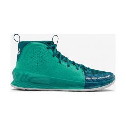 Under Armour Jet Tenisówki Niebieski Zielony. Niebieskie trampki męskie Under Armour, bez wzorów, ze skóry, bez zapięcia. Za 378,95 zł.
