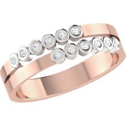 Złoty pierścionek z diamentami. Żółte pierścionki damskie Art of Diamond & Co., z diamentem, złote. W wyprzedaży za 967,95 zł.