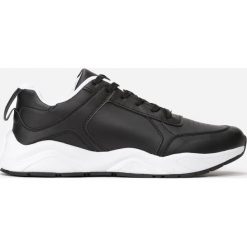Czarno-Białe Buty Sportowe Redmond. Czarne buty sportowe męskie Born2be, na sznurówki. Za 99,99 zł.