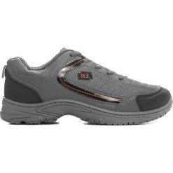 Szare Buty Sportowe Busy. Szare buty sportowe męskie marki Born2be, z materiału, na sznurówki. Za 69,99 zł.