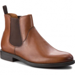 Sztyblety VAGABOND - Salvatore 4464-001-27 Cognac. Pomarańczowe sztyblety męskie Vagabond, ze skóry, bez zapięcia. Za 599,00 zł.