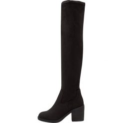 Even&Odd Muszkieterki black. Czarne buty zimowe damskie Even&Odd, z materiału. W wyprzedaży za 271,20 zł.