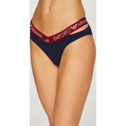 Emporio Armani - Figi. Brązowe figi Emporio Armani, l, z bawełny. Za 129,90 zł.