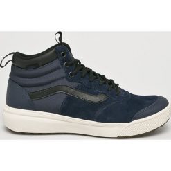 Vans - Trampki. Niebieskie trampki męskie marki Vans, ze skóry, na sznurówki. W wyprzedaży za 419,90 zł.