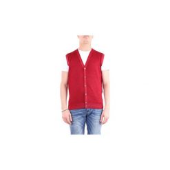 Swetry rozpinane / Kardigany Tagliatore ROD502GSI1805. Czerwone swetry męskie Tagliatore, m, bez wzorów. Za 534,90 zł.