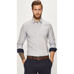 Tom Tailor Denim - Koszula. Szare koszule męskie TOM TAILOR DENIM, xl, bez wzorów, z bawełny, klasyczne, z klasycznym kołnierzykiem, z długim rękawem. W wyprzedaży za 99,90 zł.