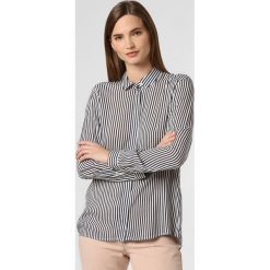 Marie Lund - Bluzka damska, niebieski. Niebieskie bluzki damskie Marie Lund, bez wzorów, z wiskozy, eleganckie, bez kołnierzyka, bez rękawów. Za 89,95 zł.