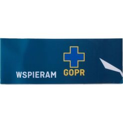 Opaska SALEWA - Promo Headband 027656 Blue Sapphi/8960/GOPR/8369. Niebieskie nauszniki damskie Salewa, bez wzorów, z elastanu. Za 79,00 zł.