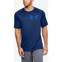 Under Armour Tech™ 2.0 Koszulka Niebieski. Niebieskie podkoszulki męskie Under Armour, m, z nadrukiem, z poliesteru, bez kołnierzyka, z krótkim rękawem, krótkie. Za 128,95 zł.