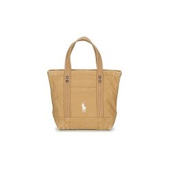 Torby shopper Polo Ralph Lauren PP TOTE. Brązowe torby damskie na zakupy Polo Ralph Lauren, bez wzorów, bez dodatków. Za 739,00 zł.