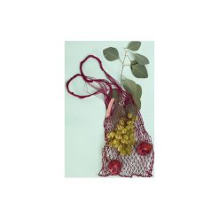 Torebki klasyczne damskie: NET BAG – Ciemno-Różowa