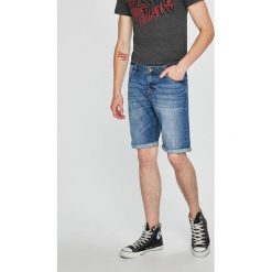 Tom Tailor Denim - Szorty. Szare spodenki jeansowe męskie marki TOM TAILOR DENIM, casualowe. W wyprzedaży za 99,90 zł.