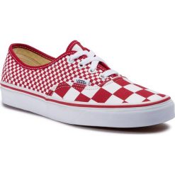 Tenisówki VANS - Authentic VN0A38EMVK51 (Mix Checker) Chili Peppe. Czerwone trampki i tenisówki damskie Vans, bez wzorów, z gumy, bez zapięcia. Za 279,00 zł.