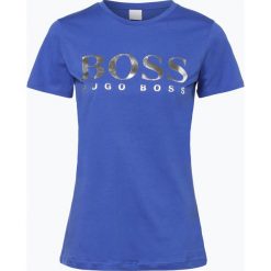 BOSS Casual - T-shirt damski – Teglamour, niebieski. Niebieskie t-shirty damskie BOSS Casual, l, bez wzorów, casualowe, bez kołnierzyka. Za 219,95 zł.