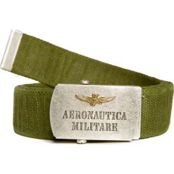 Pasek AERONAUTICA MILITARE. Zielone paski męskie Aeronautica Militare, w paski, z tkaniny. Za 310,00 zł.