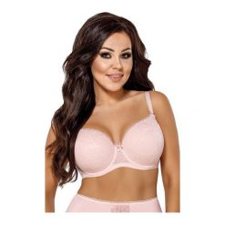 Biustonosz Fernity 1678. Różowe biustonosze Ava Lingerie, bez wzorów. Za 110,90 zł.