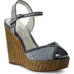 Espadryle PEPE JEANS - Walker Glam PLS90298 Marine 585. Niebieskie espadryle damskie Pepe Jeans, bez wzorów, z jeansu, bez obcasa, na obcasie. W wyprzedaży za 199,00 zł.