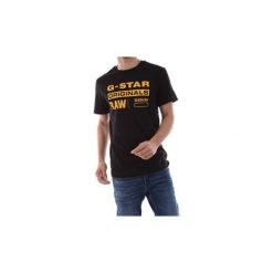 T-shirty z krótkim rękawem G-Star Raw D14143 336 GRAPHIC 8. Czarne t-shirty męskie G-Star RAW, s, bez wzorów, retro, bez kołnierzyka, krótkie. Za 92,00 zł.