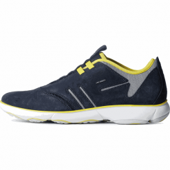 Geox tenisówki męskie Nebula U02D7B 00022 46 ciemnoniebieskie. Niebieskie trampki męskie Geox, na wiosnę, bez wzorów, bez zapięcia. Za 559,00 zł.