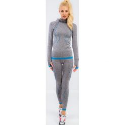 Jasnoszare sportowe legginsy 1105. Szare legginsy damskie marki Fasardi, s, bez wzorów. Za 59,00 zł.